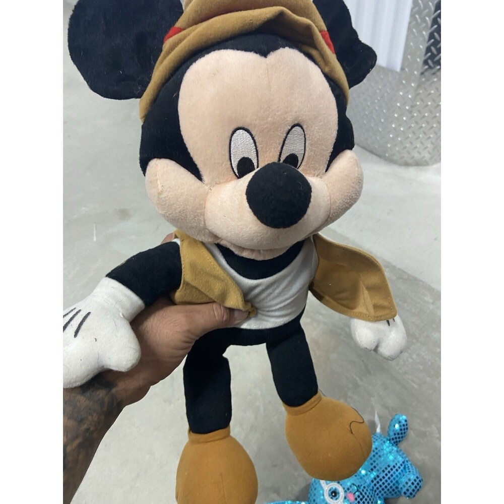 Disney Store Talking Mickey Mouse 16” Plush Mickey Mouse Club House